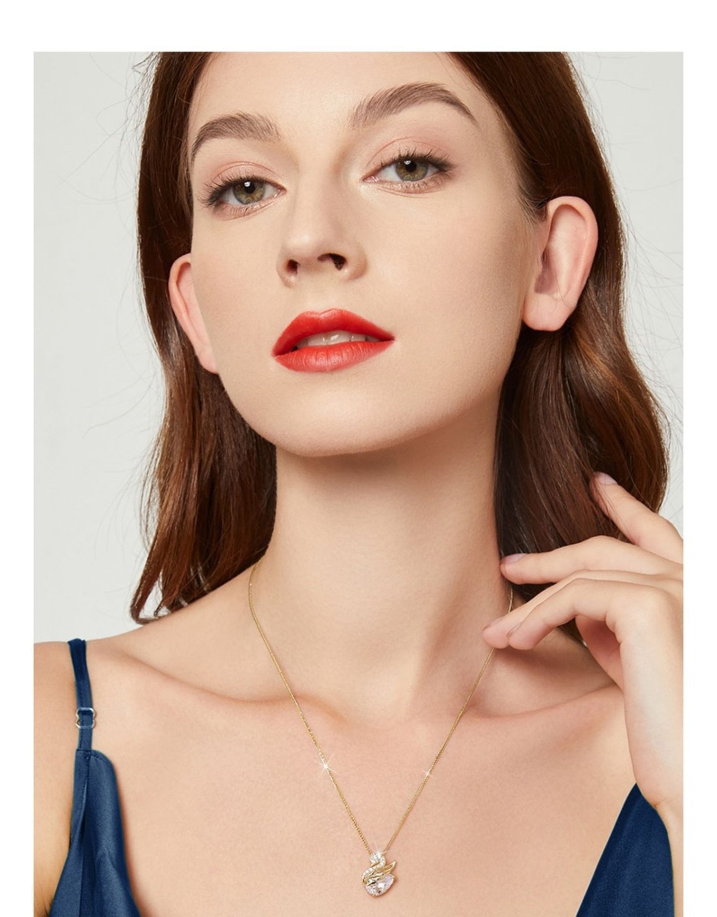 2025 New Swan Pendant Necklace - 925 Sterling Silver Elegant Collarbone Chain for Women, Dainty & Luxurious Jewelry Gift