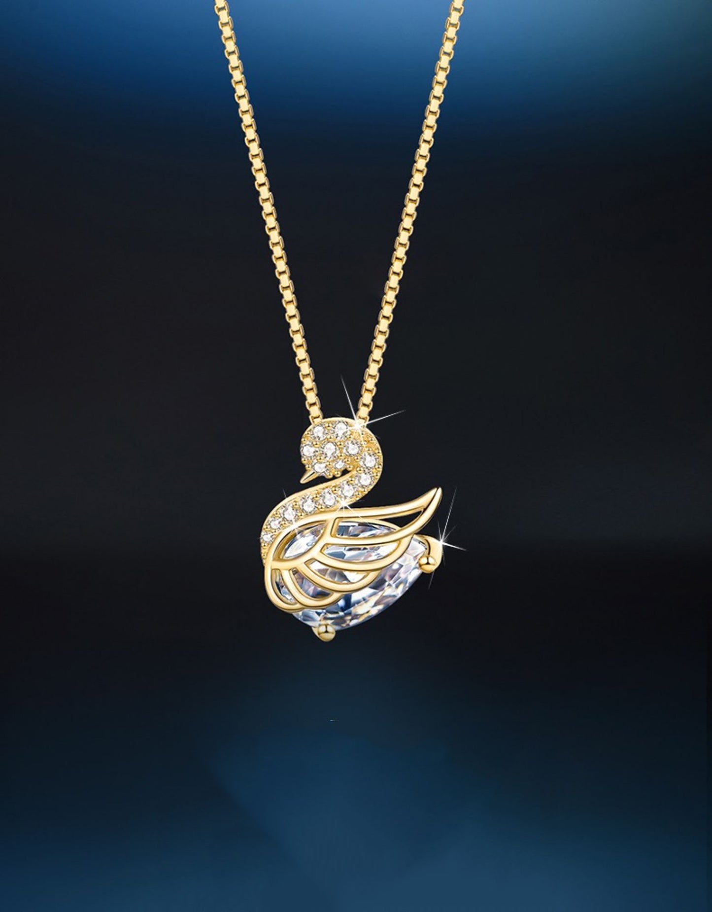 2025 New Swan Pendant Necklace - 925 Sterling Silver Elegant Collarbone Chain for Women, Dainty & Luxurious Jewelry Gift
