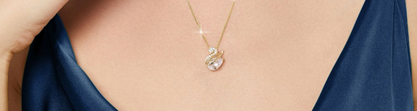 2025 New Swan Pendant Necklace - 925 Sterling Silver Elegant Collarbone Chain for Women, Dainty & Luxurious Jewelry Gift