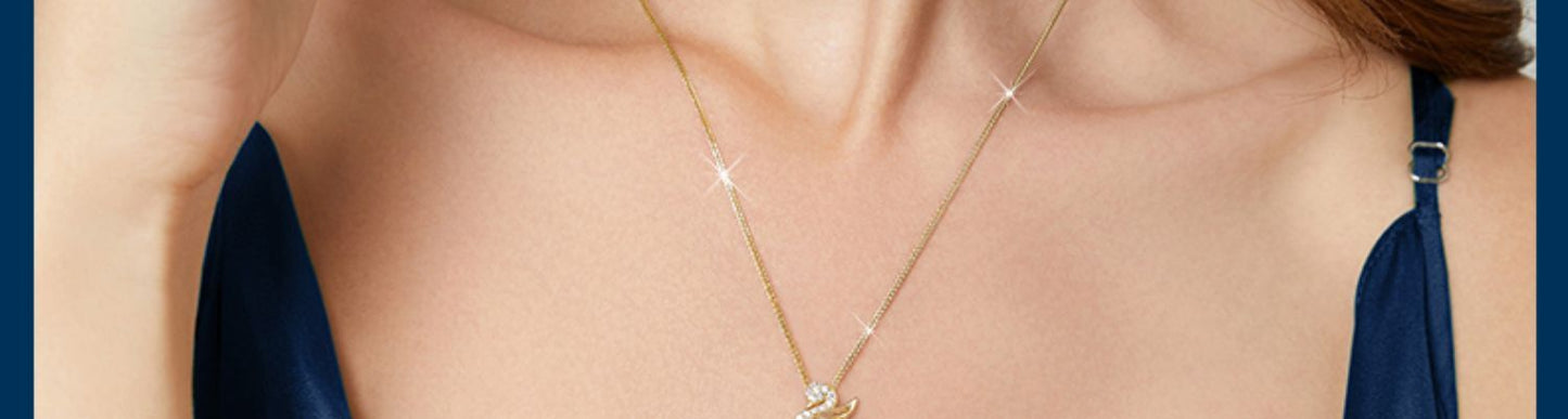 2025 New Swan Pendant Necklace - 925 Sterling Silver Elegant Collarbone Chain for Women, Dainty & Luxurious Jewelry Gift